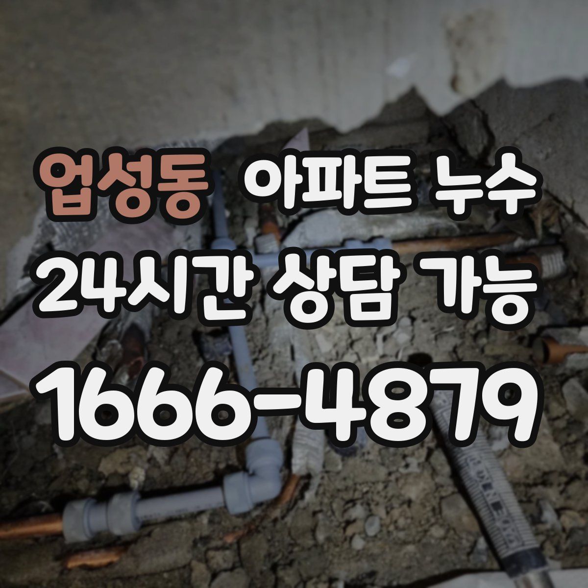 업성동 아파트 누수탐지