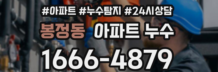 봉정동 누수탐지