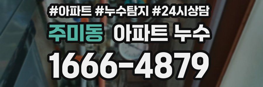 주미동 누수탐지