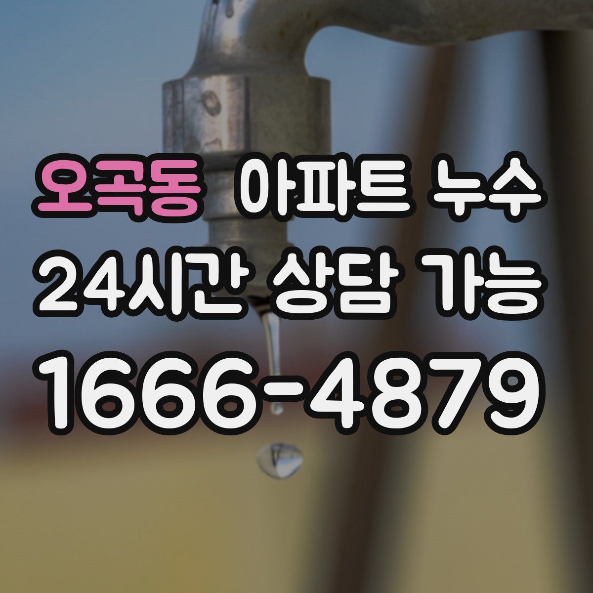 오곡동 아파트 누수탐지