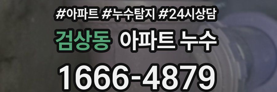 검상동 누수탐지