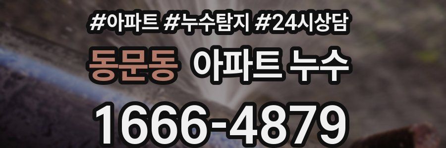 동문동 누수탐지