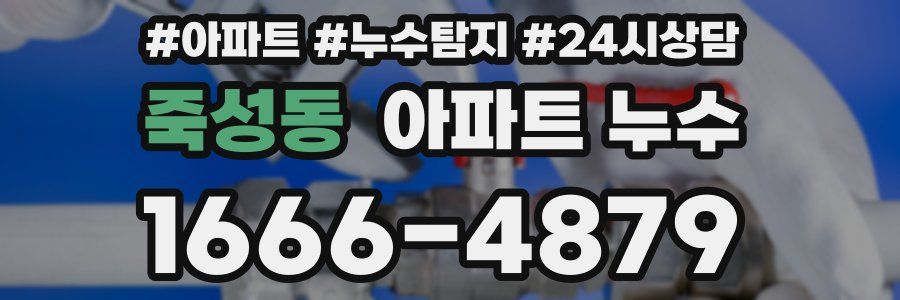 죽성동 누수탐지