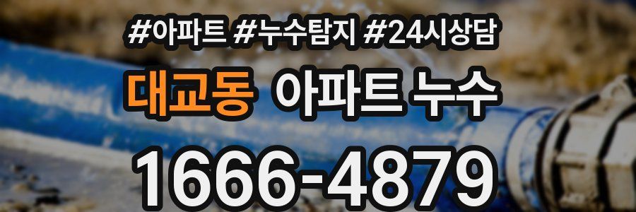 대교동 누수탐지