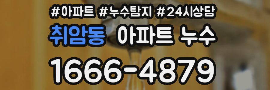 취암동 누수탐지