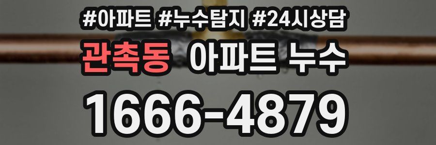 관촉동 누수탐지