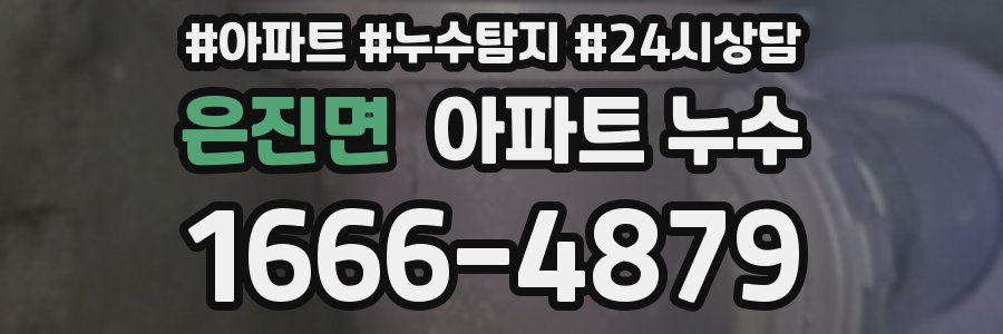 은진면 누수탐지