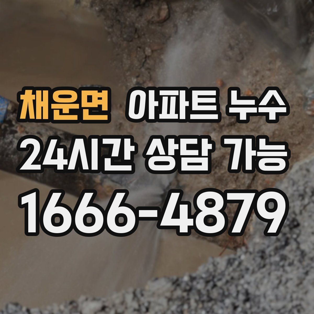 채운면 아파트 누수 거실 벽이 부분적으로 젖을 때