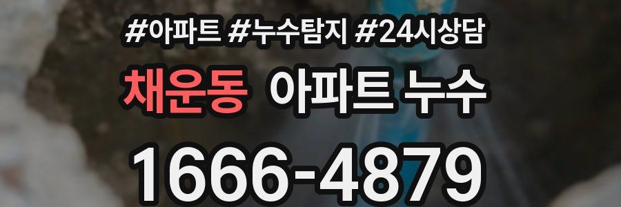 채운동 누수탐지