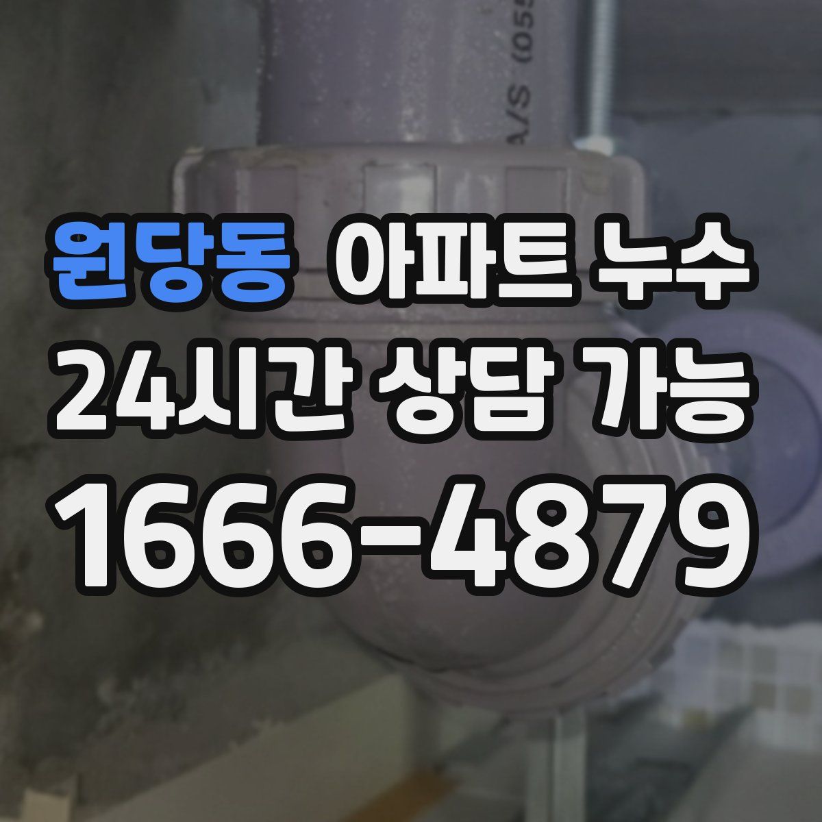 원당동 아파트 누수탐지