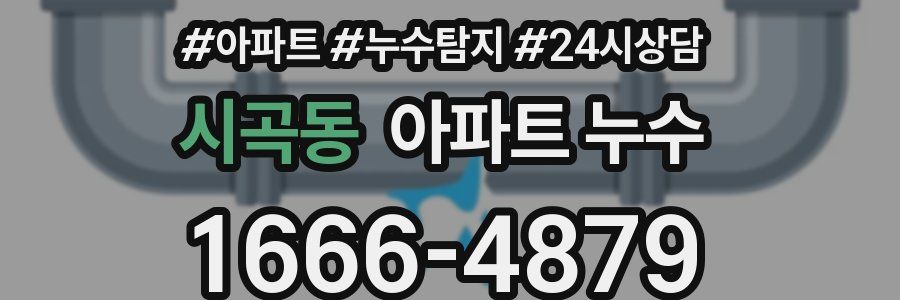 시곡동 누수탐지