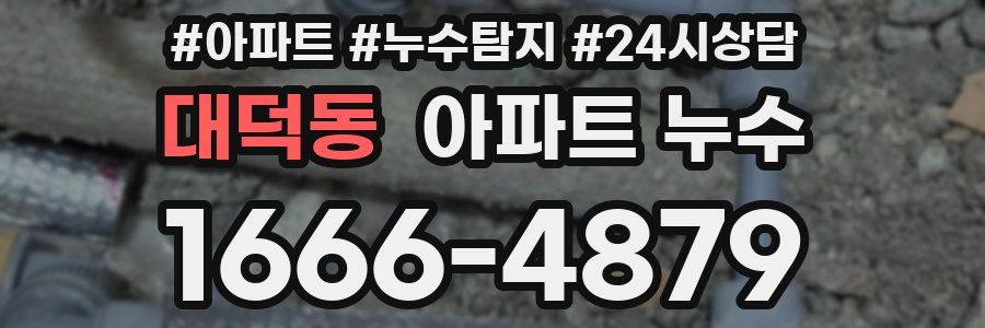 대덕동 누수탐지