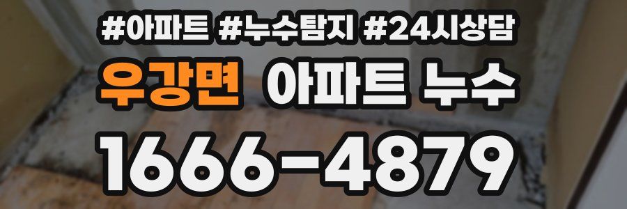 우강면 누수탐지