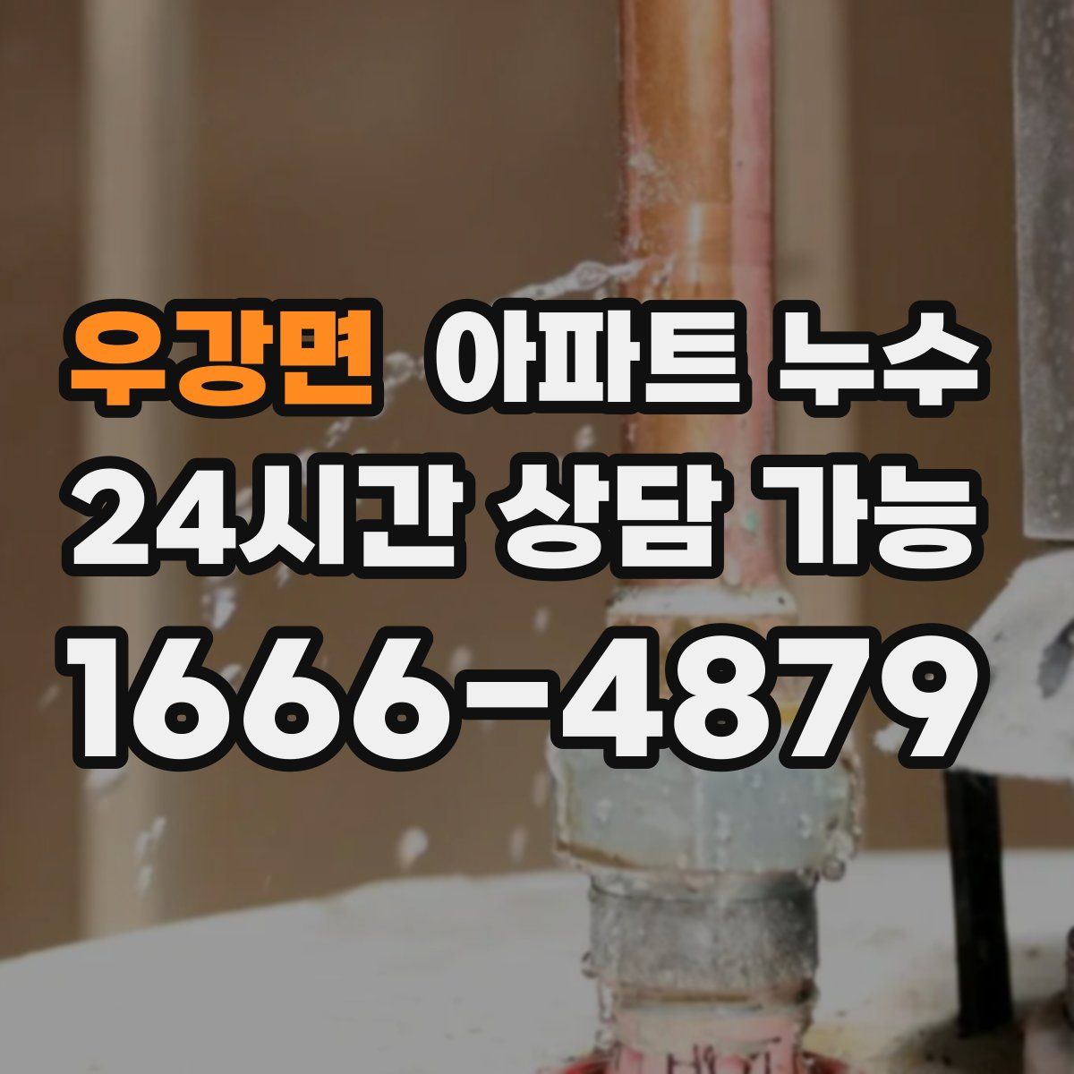 우강면 아파트 누수탐지