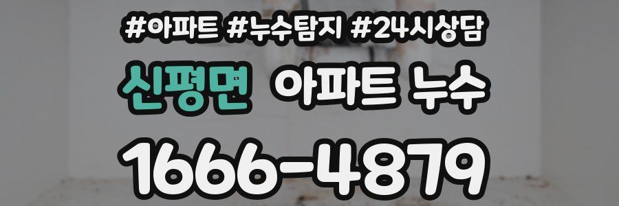 신평면 누수탐지