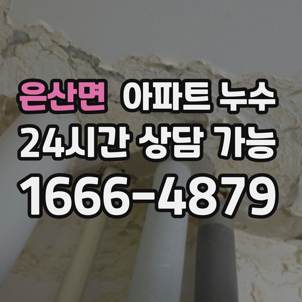 은산면 아파트 누수탐지