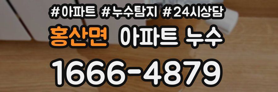 홍산면 누수탐지