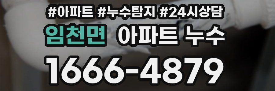 임천면 누수탐지