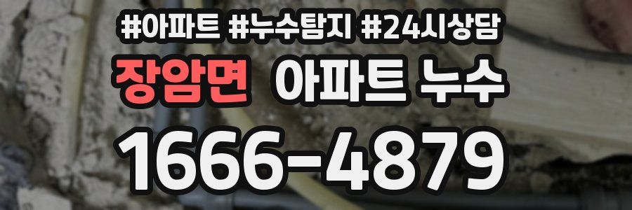 장암면 누수탐지