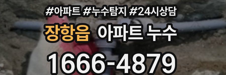 장항읍 누수탐지