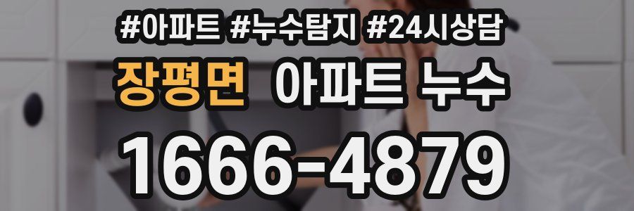 장평면 누수탐지