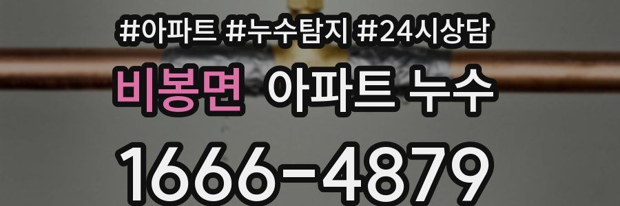 비봉면 누수탐지