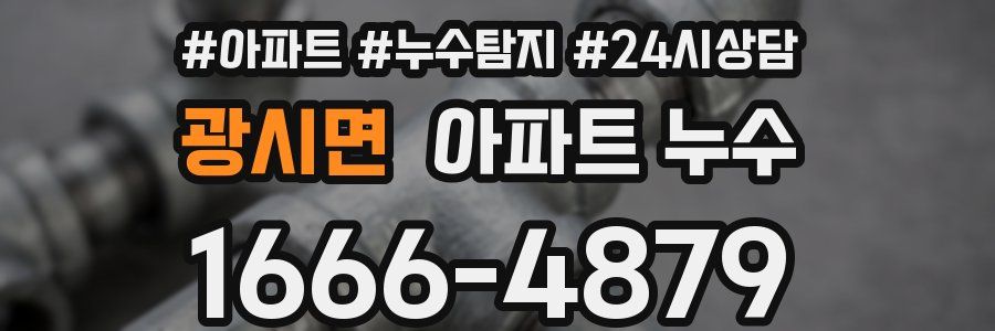 광시면 누수탐지