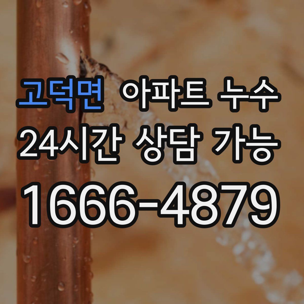 고덕면 아파트 누수탐지