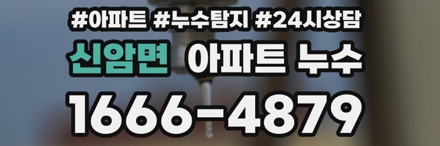 신암면 누수탐지