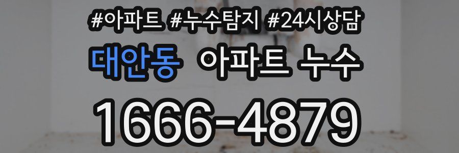 대안동 누수탐지