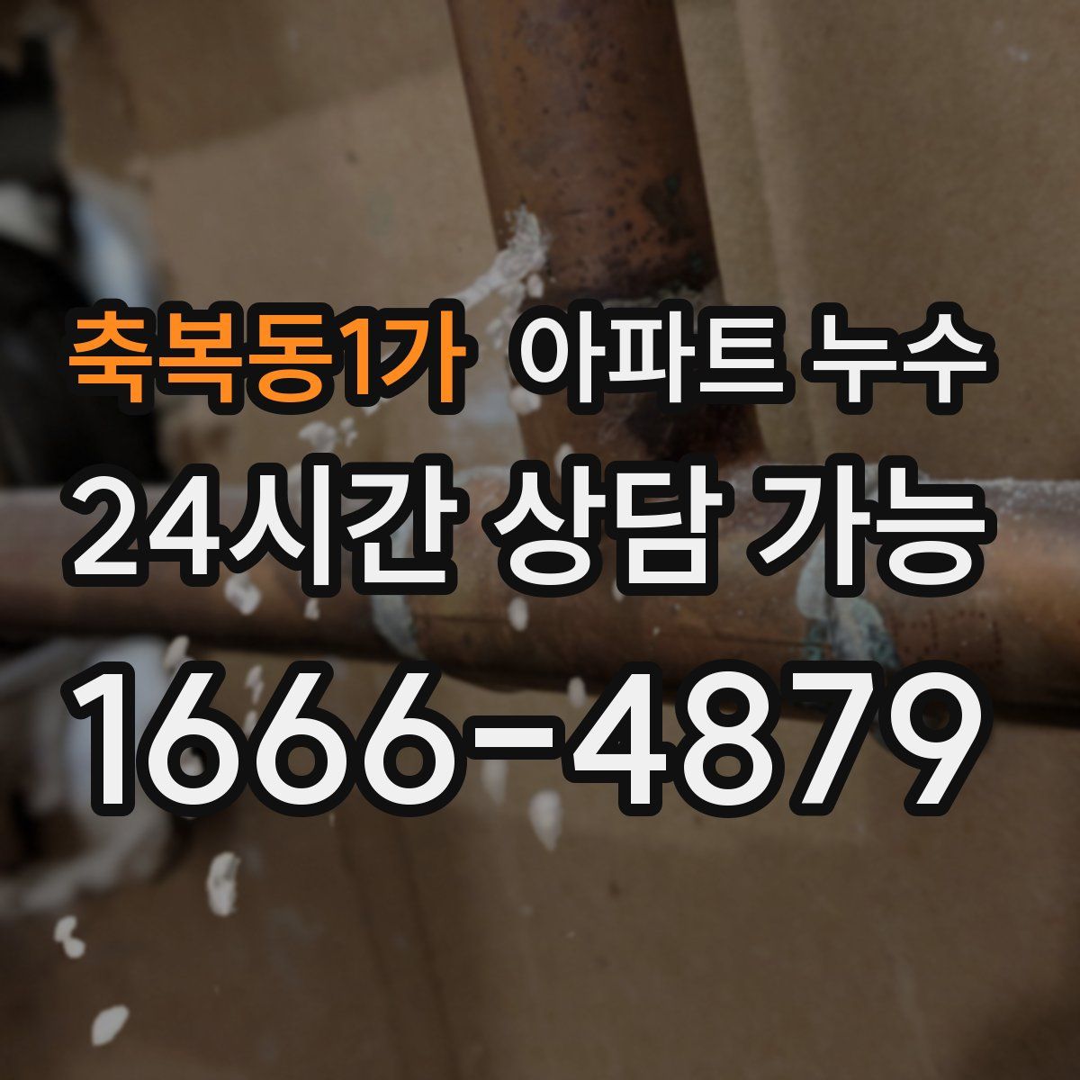 축복동1가 아파트 누수탐지