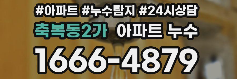 축복동2가 누수탐지