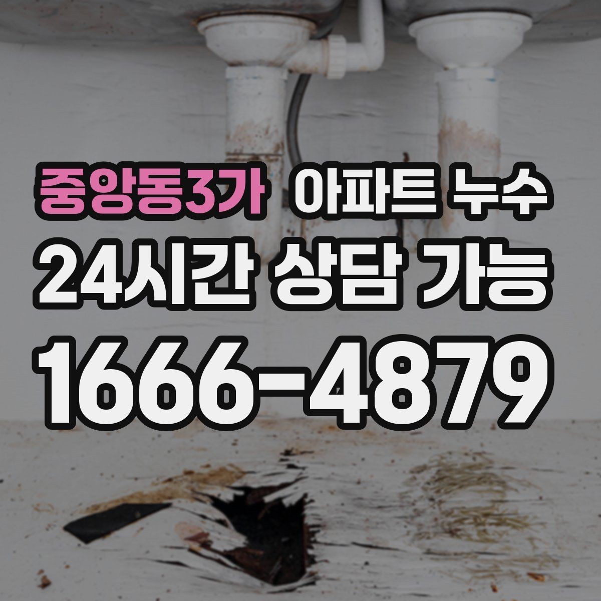 중앙동3가 아파트 누수 벽지가 찢어질 만큼 들뜰 때 빠른 대응