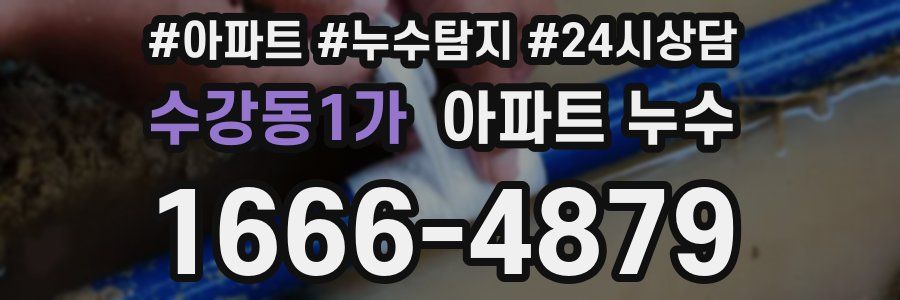 수강동1가 누수탐지