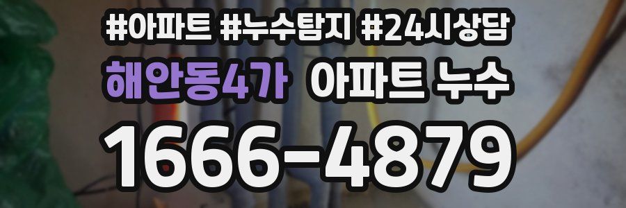 해안동4가 누수탐지