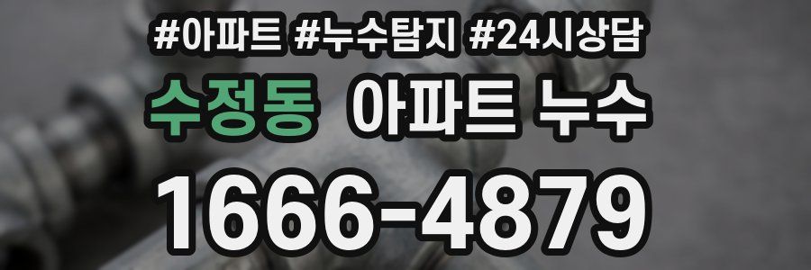 수정동 누수탐지