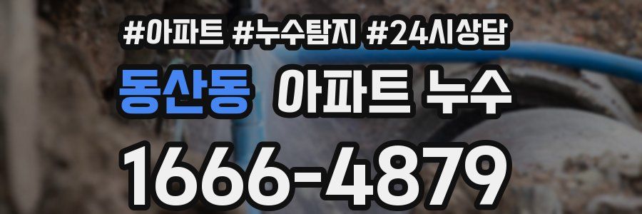 동산동 누수탐지