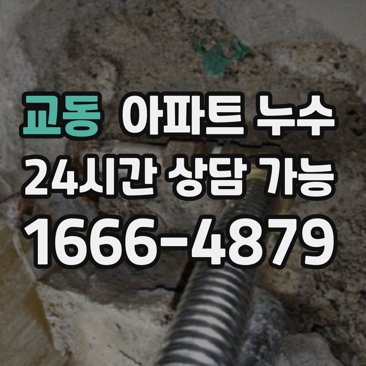 교동 아파트 누수탐지