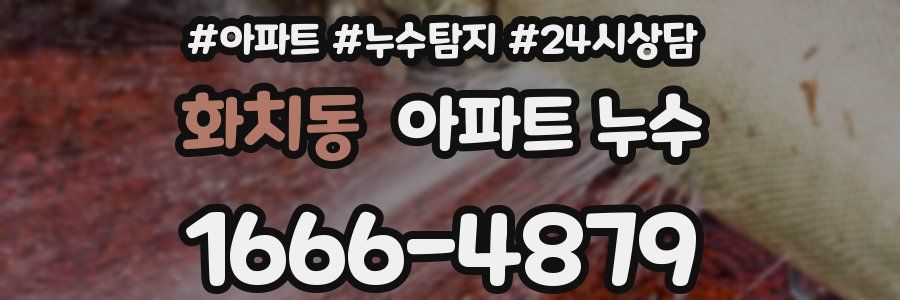 화치동 누수탐지