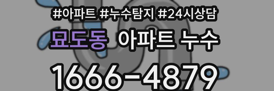 묘도동 누수탐지