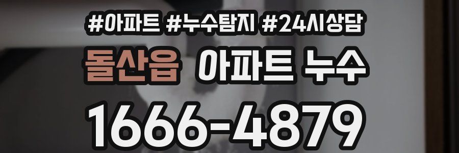 돌산읍 누수탐지