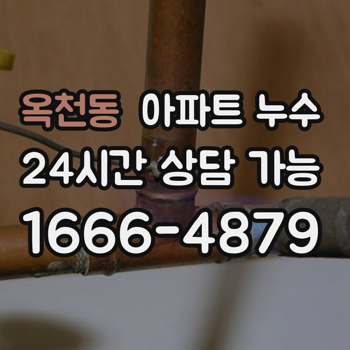 옥천동 아파트 누수탐지