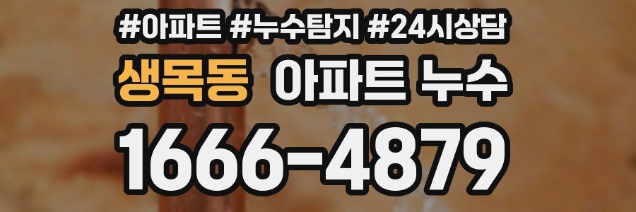 생목동 누수탐지