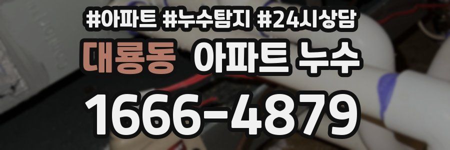 대룡동 누수탐지