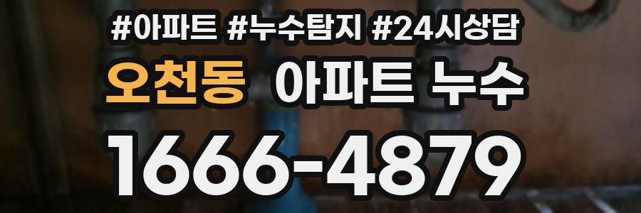 오천동 누수탐지