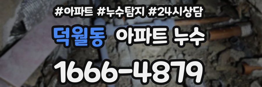 덕월동 누수탐지