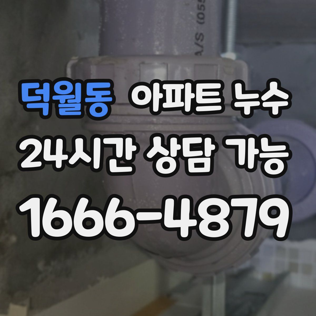 덕월동 아파트 누수탐지