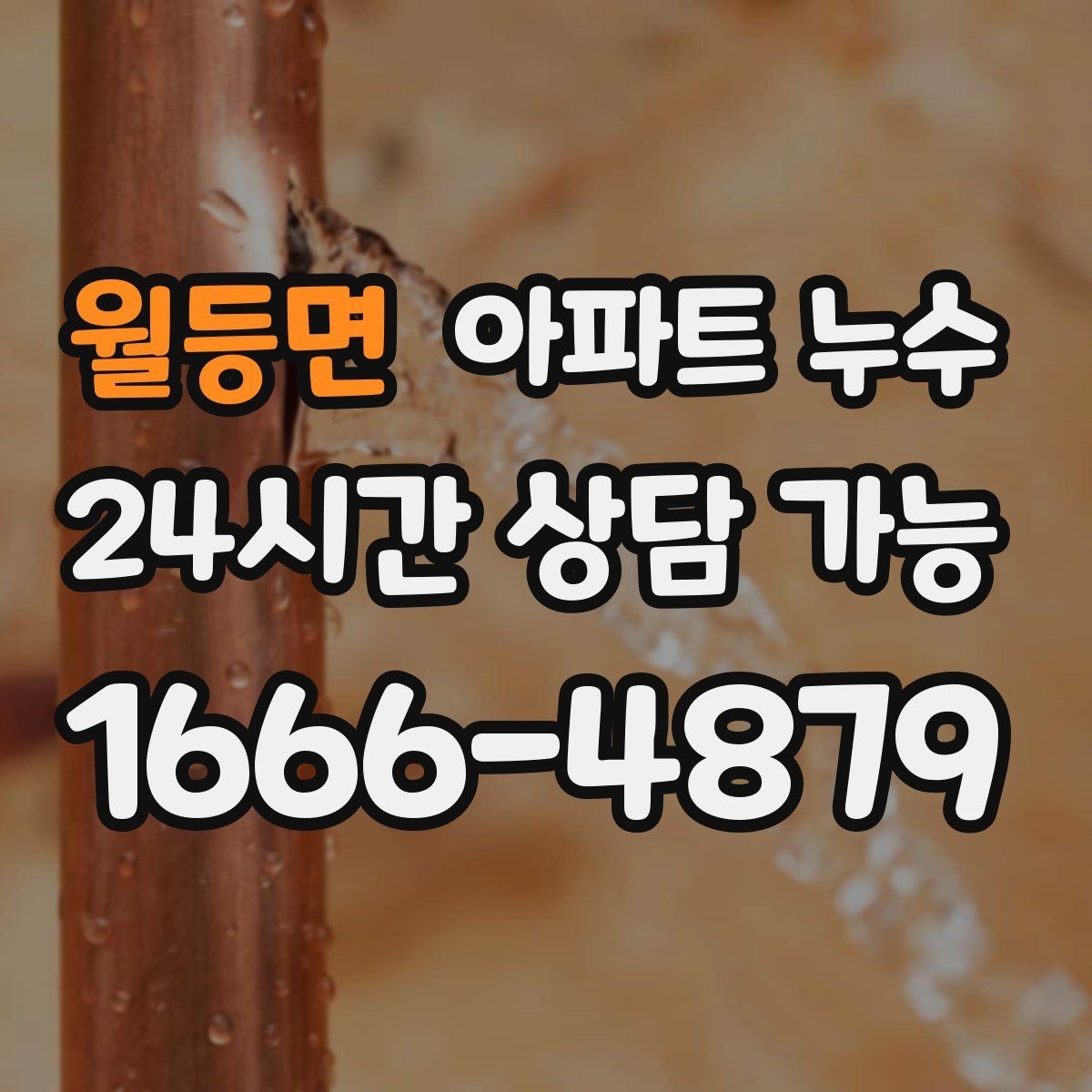 월등면 아파트 누수 몰딩 틈에서 냄새가 날 때