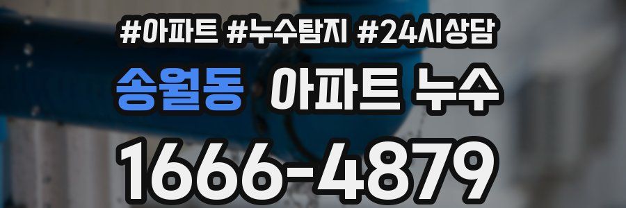 송월동 누수탐지