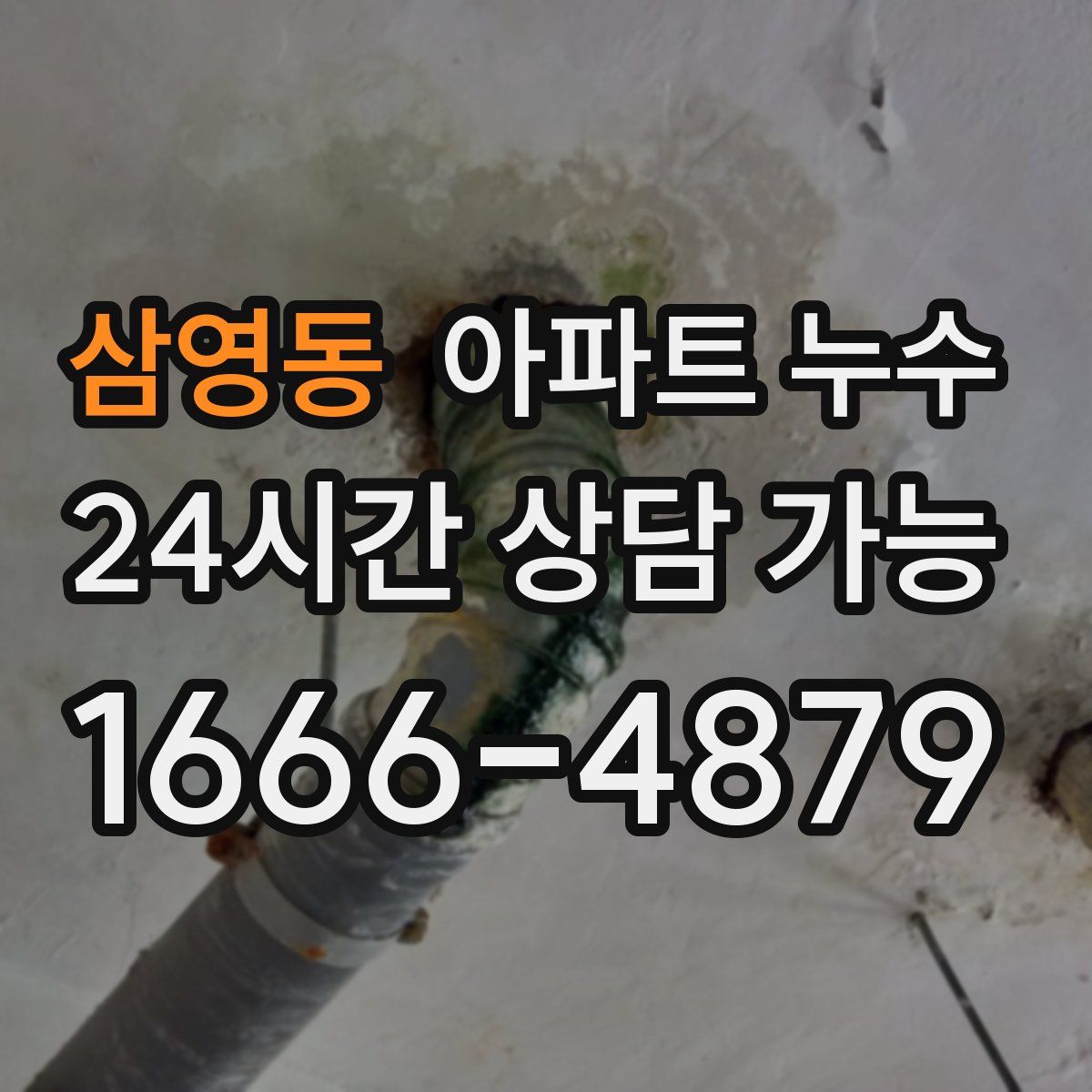 삼영동 아파트 누수탐지